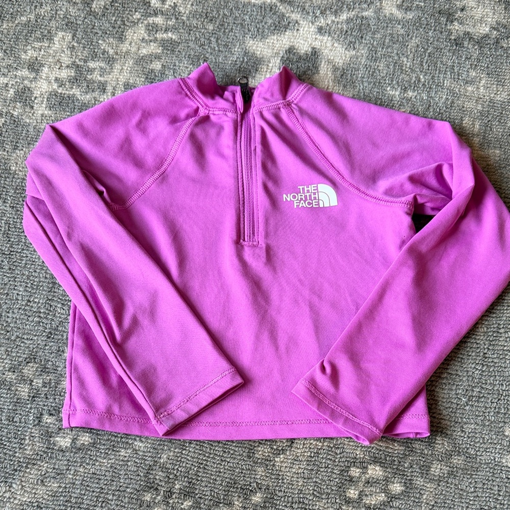 The North Face Magenta Half-Zip Top